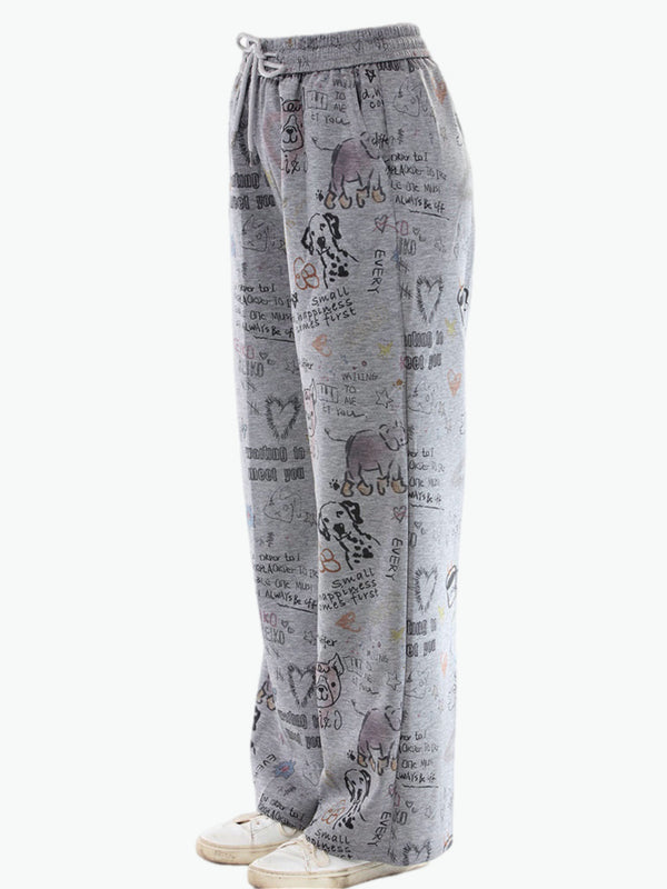 TF-7150 Cotton Whismy Pants-Grey