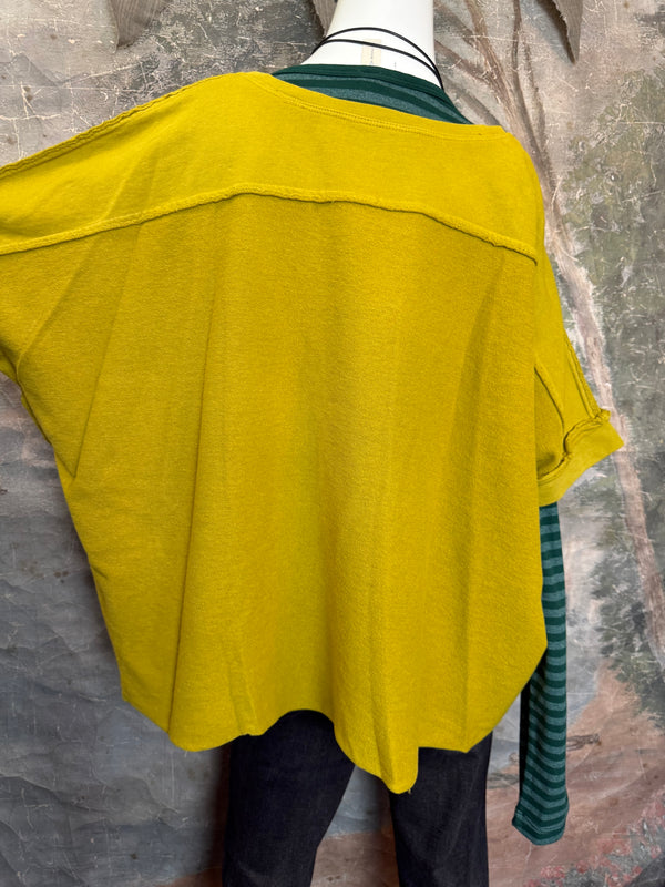 8300-3061 Pullover Vest Topper-Chartreuse