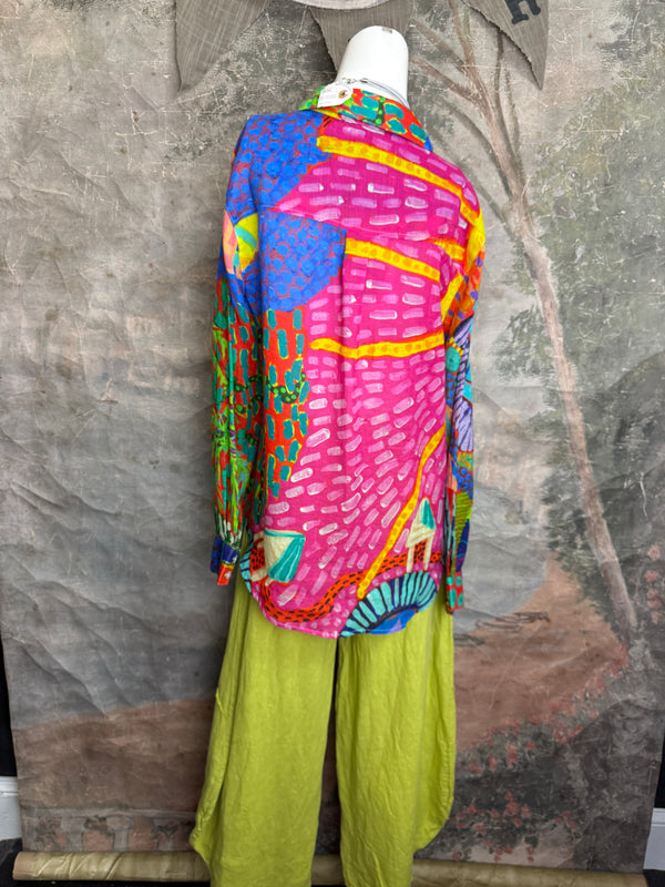 CP-92527 Abstract Blouse
