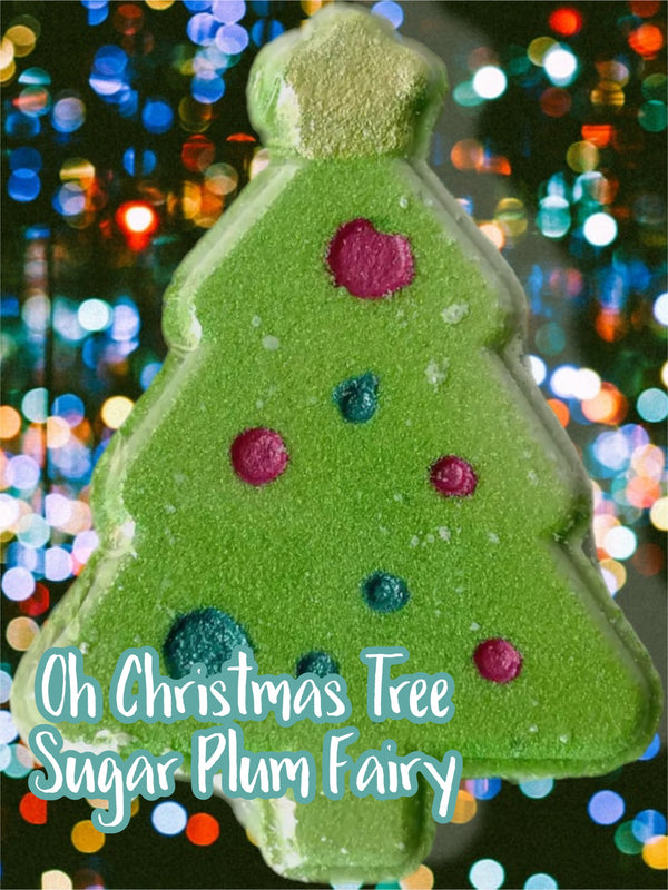 1101 Holiday Bath Bomb Fizzys-OH XMAS TREE