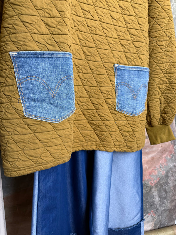 5949 Glenna Pullover-Curry