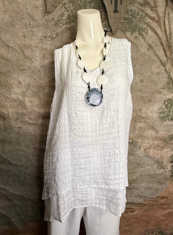 MP-CR293 Double Layer Tank-White