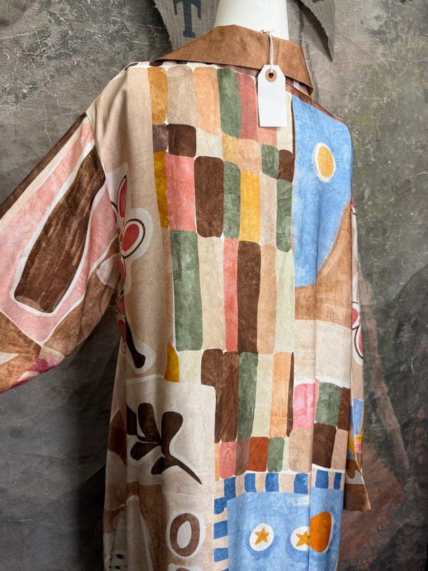 6615 Silk Artsian Dress