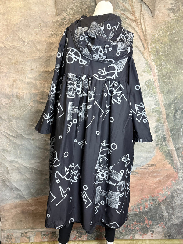 1029 City Scribble Jacket-Gray