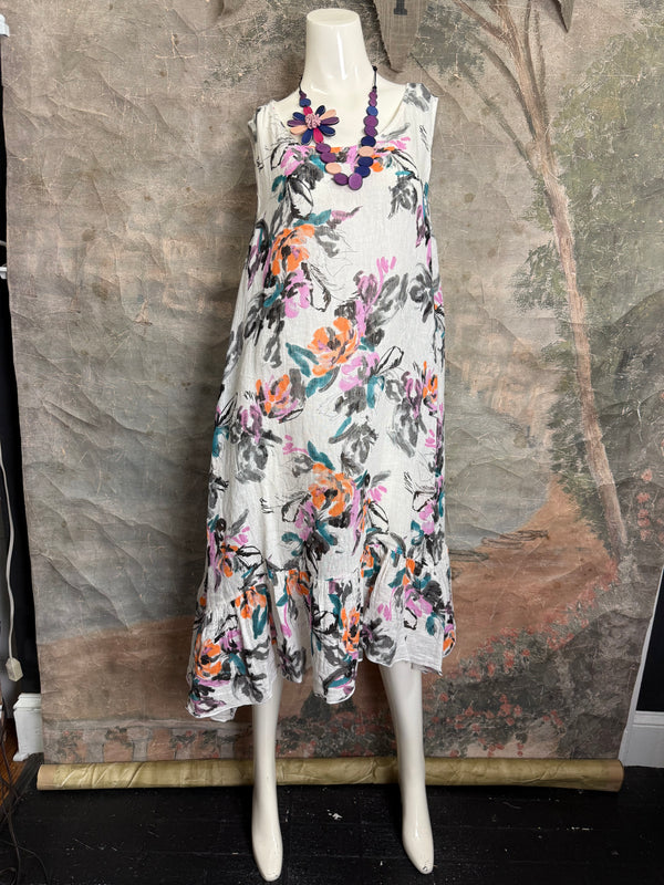 MP-MD1041 Dress W/Ruffle-OFFWHITE7