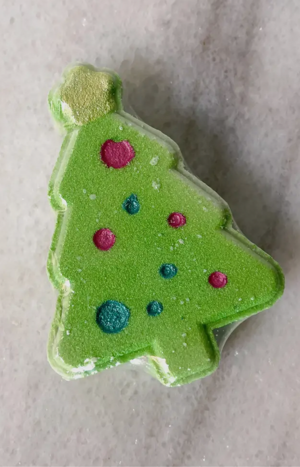 1101 Holiday Bath Bomb Fizzys-OH XMAS TREE