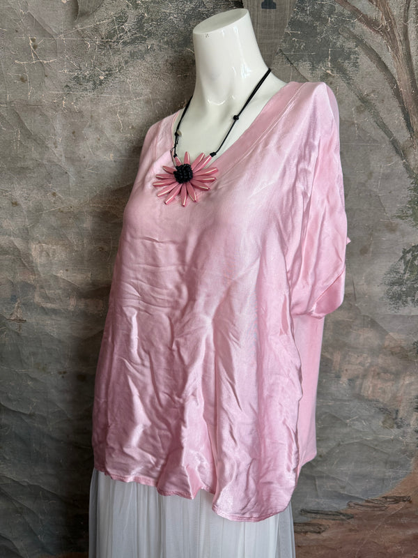 BBZ-312 Ragle Italy Top-Blush Pink