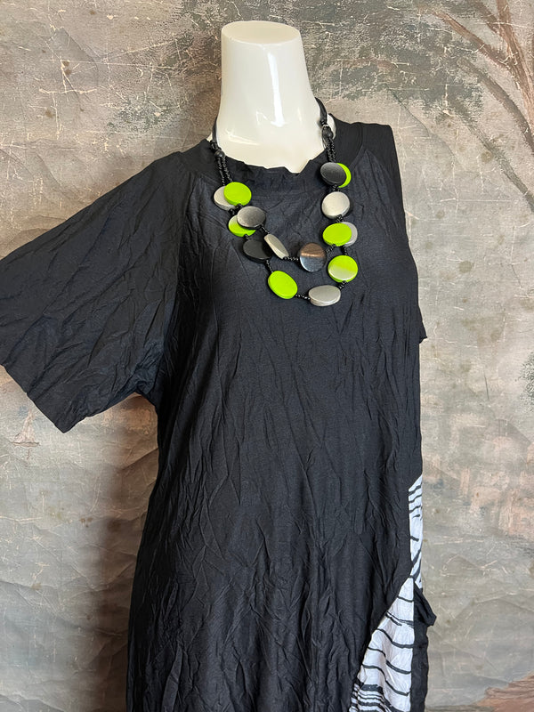 25072 Euro Crush Mixed Dress