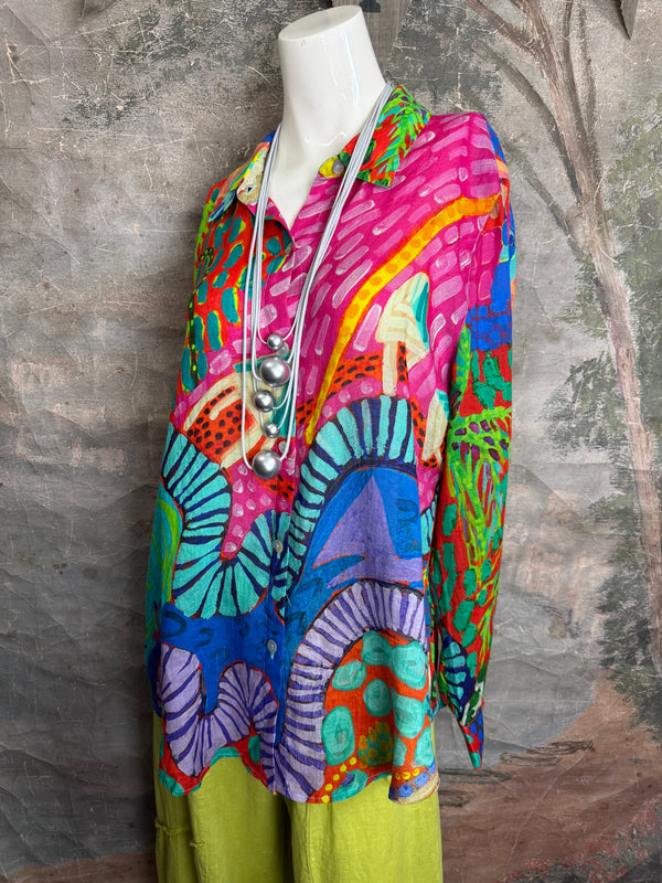 CP-92527 Abstract Blouse
