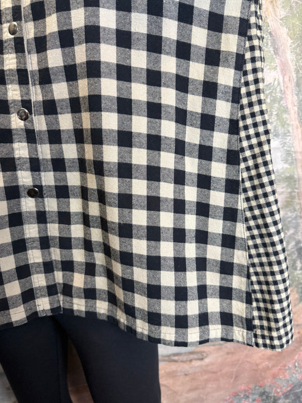 2500-2077 Plaid Placket Shirt-Fennel