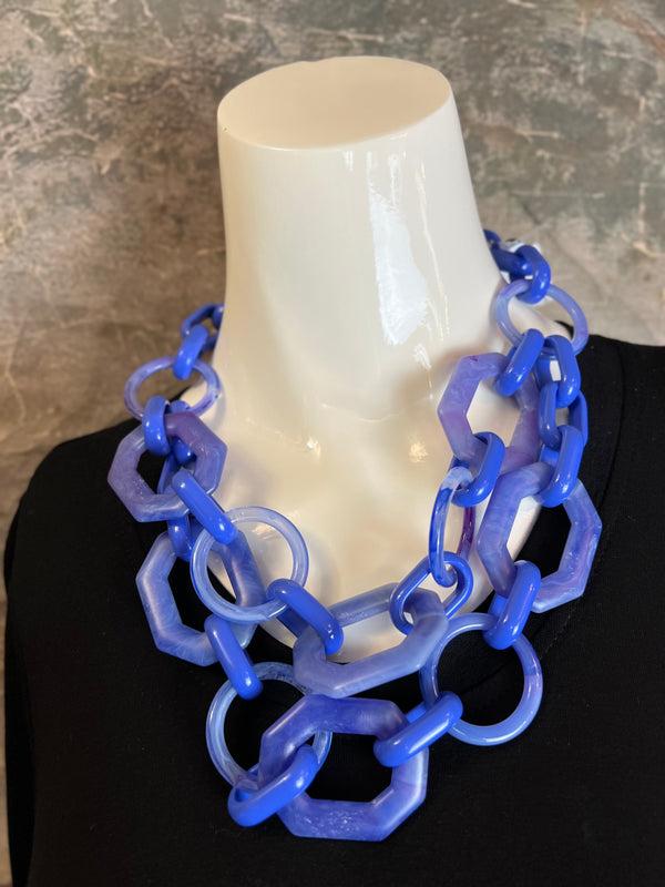 NMB720 Blue Violet Necklace