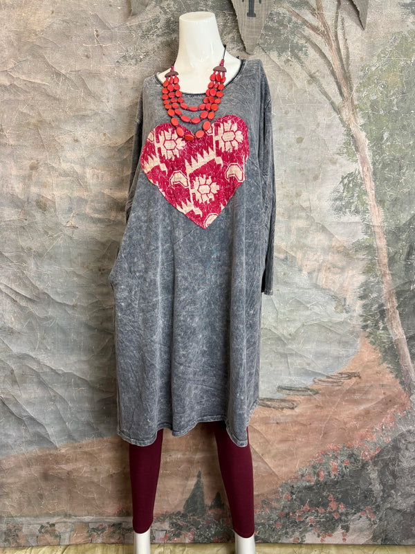 Romance Story T-Shirt Dress-#1