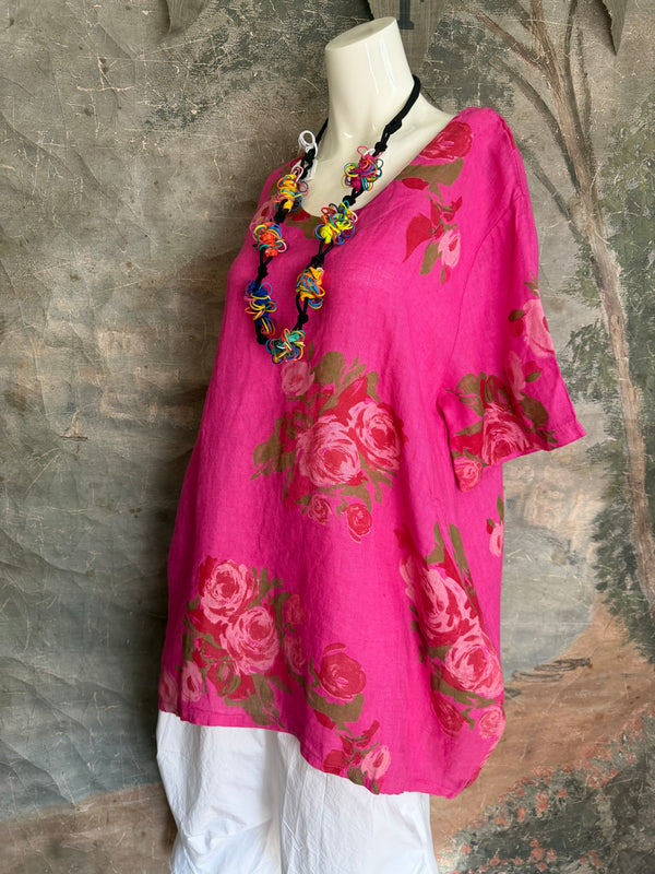 90645-62 Rose Pocket Tunic-St.Berry
