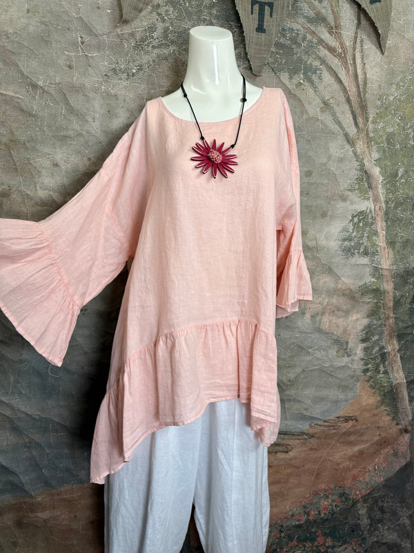 MP-HLT651 Baby Doll Top-Quartz Pink
