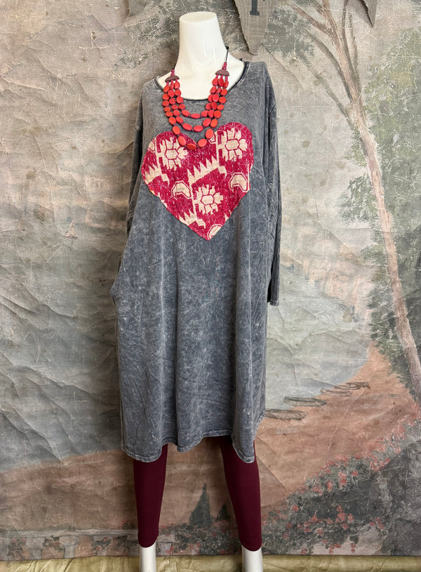 Romance Story T-Shirt Dress-#1