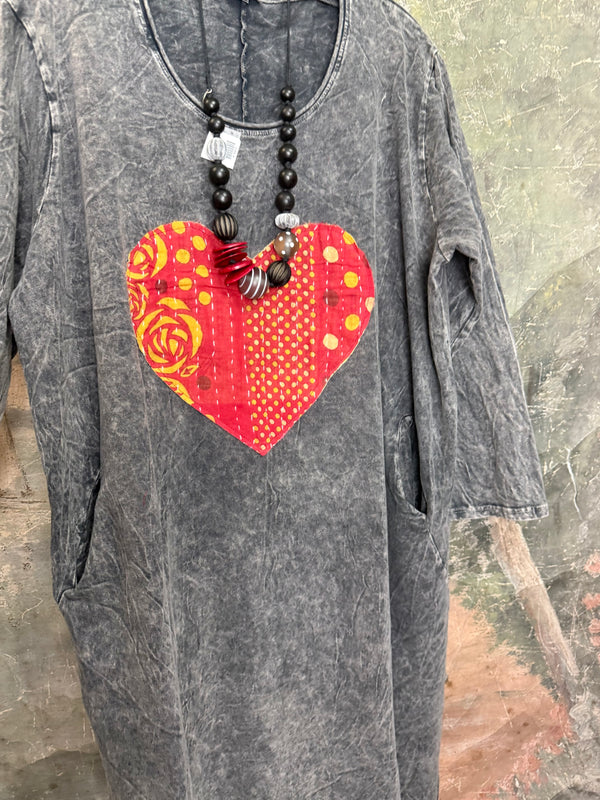 Romance Story T-Shirt Dress-#5