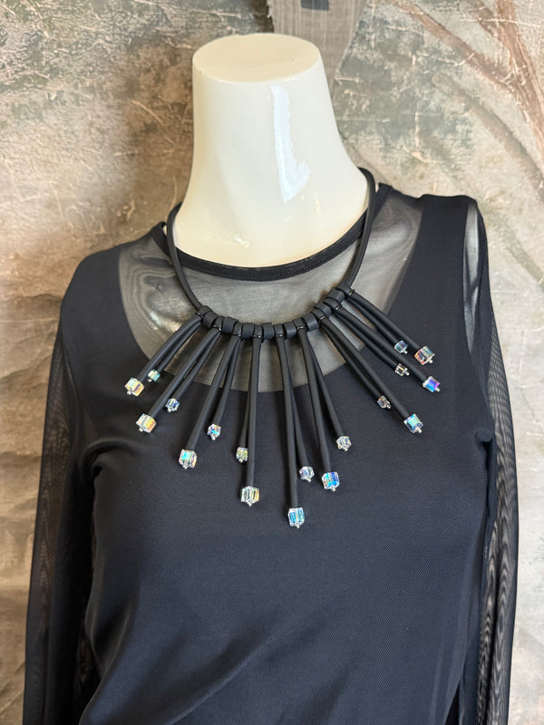 526 Drama Irridescent Necklace