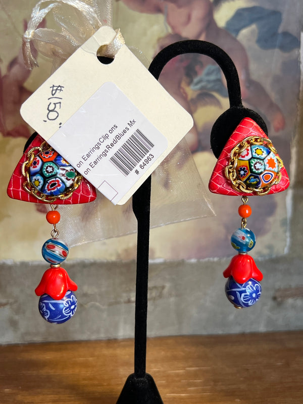 000DCJ Artisan Clip on Earrings