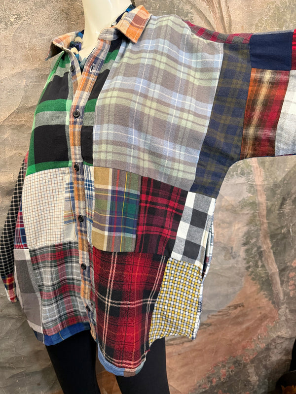 5620 Flannel PW BF Shirt- PW D