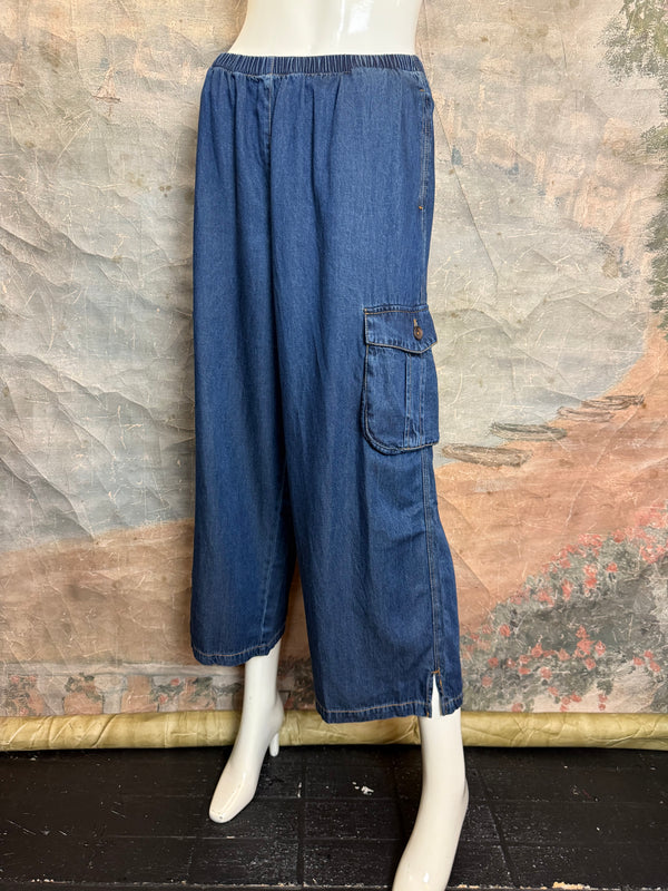 30135N15 Denim Cargo Pant