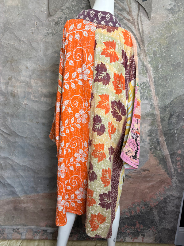 1013w Long Kurta Shirt Dress-Sarah