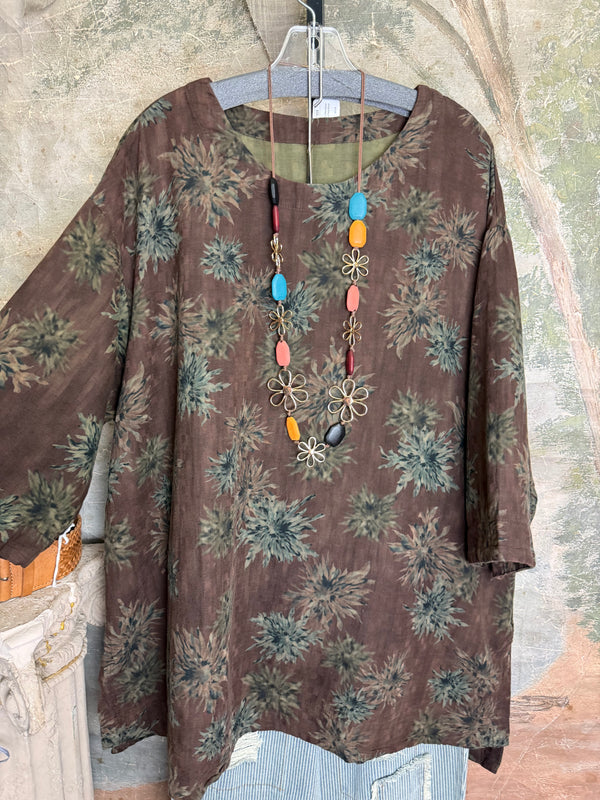 PW2501 Enchanted Floral Tunic