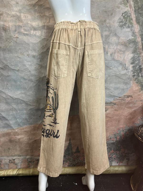 PL123 Cowgirl Mix Pants