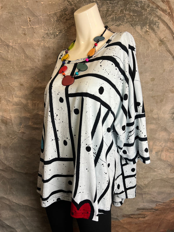 1803K The Bestee Pop Art Top