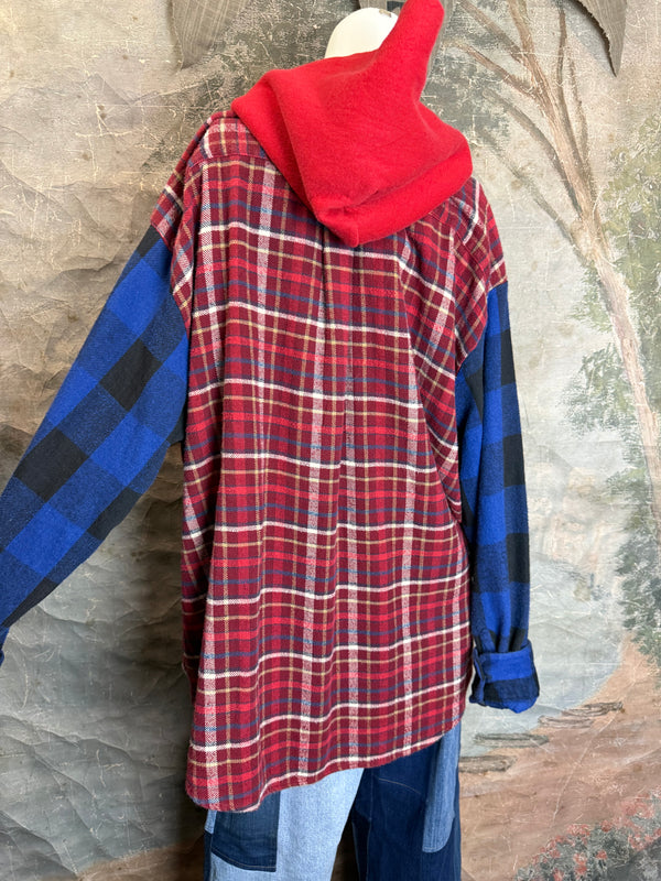 0003G PW Mix-Match Flannel Jacket-#6