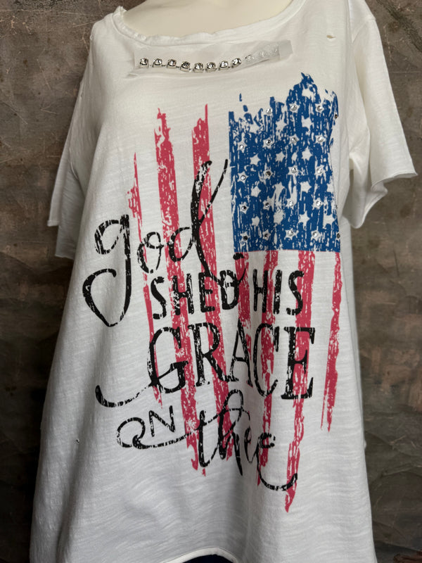 ARB Celebrate W/Chic USA Tshirt-White/Grace