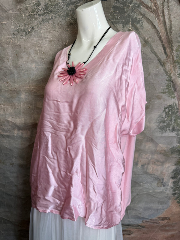 BBZ-312 Ragle Italy Top-Blush Pink
