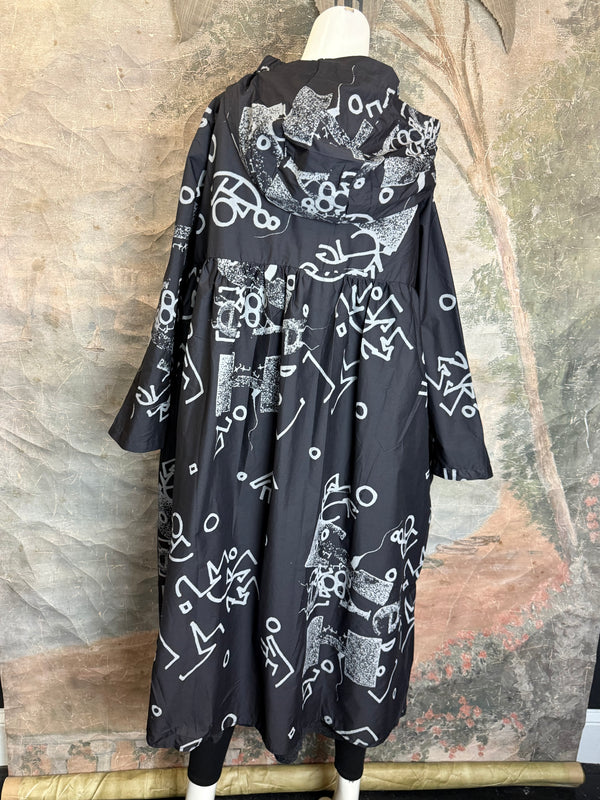 1029 City Scribble Jacket-Gray