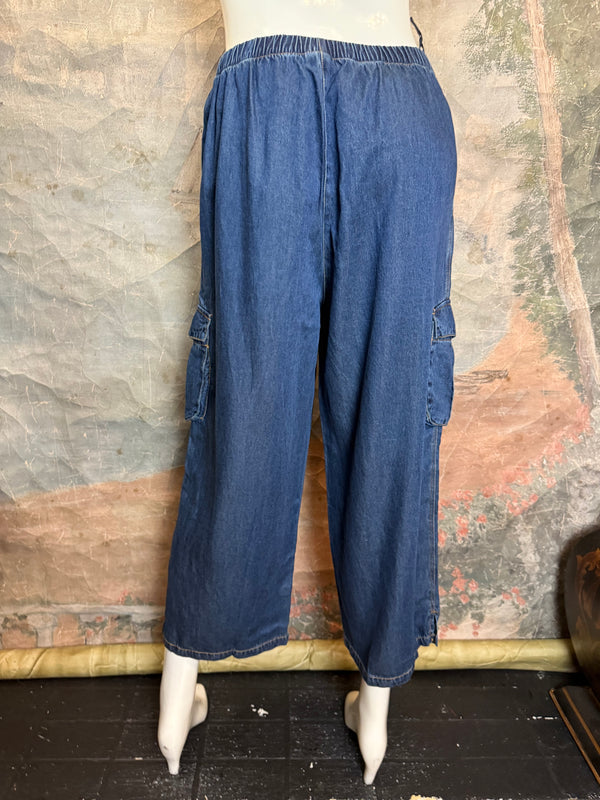 30135N15 Denim Cargo Pant