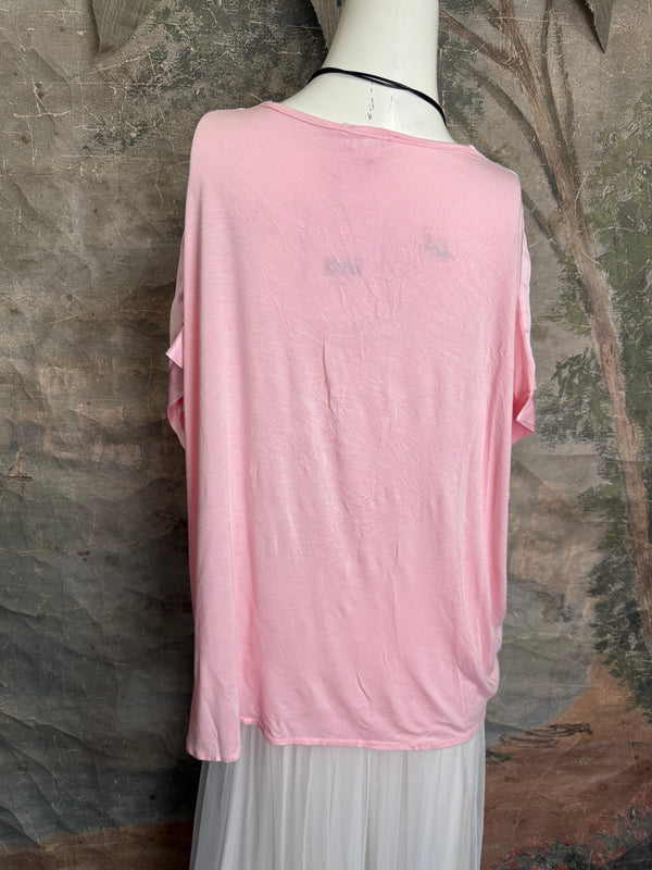 BBZ-312 Ragle Italy Top-Blush Pink