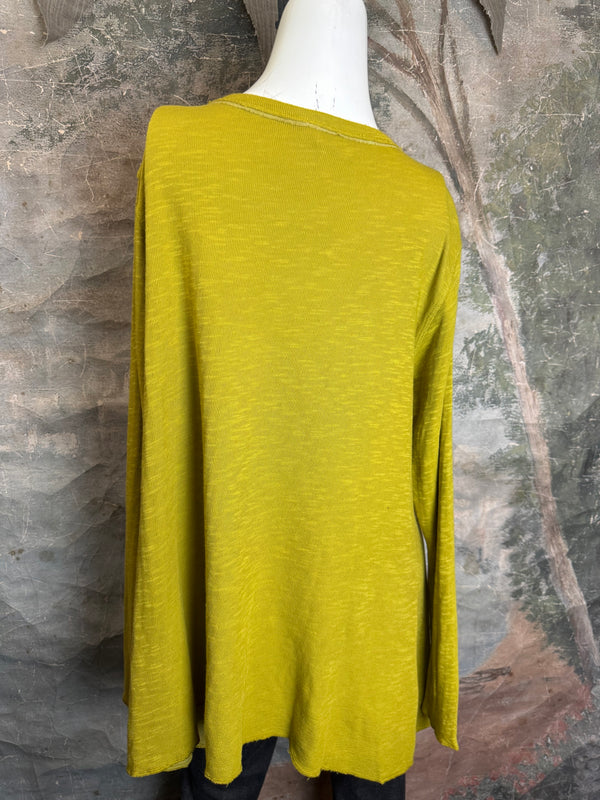 1050-88 Cotton Knit Angel Tee-KIWI