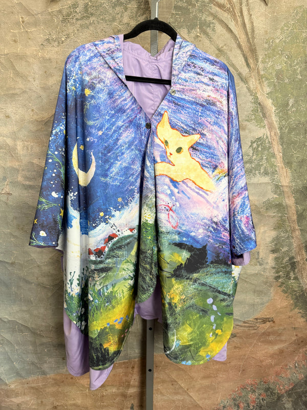 Inoah's Artful 2 Look Raincape-Cats Dream