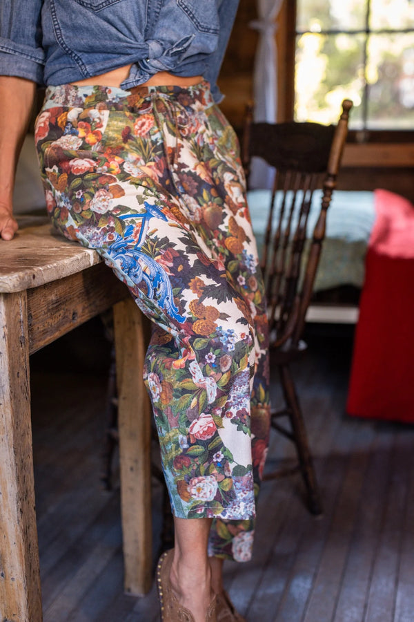 MOTS Linen Crop Artist Pant-Love Language