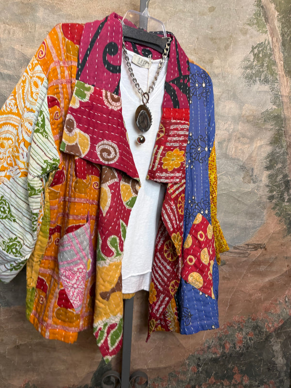 SS6148 Funky Kantha Jacket-Marley C