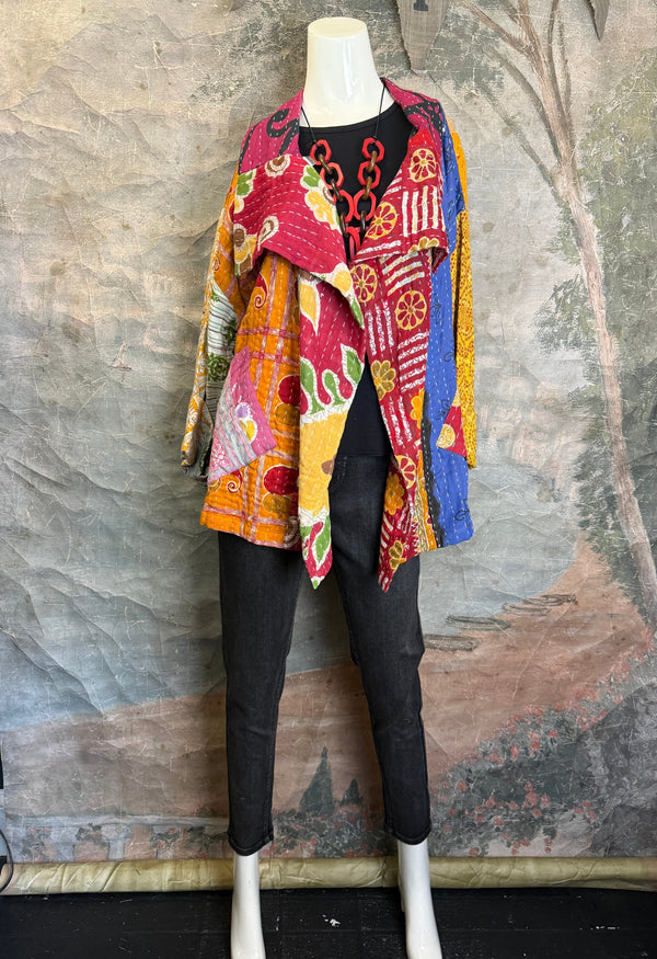 SS6148 Funky Kantha Jacket-Marley C