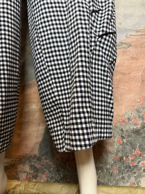 2500-5069 Double Pocket Pant-BLK/WHITE