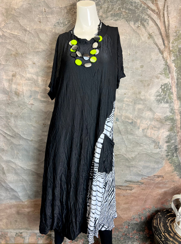 25072 Euro Crush Mixed Dress