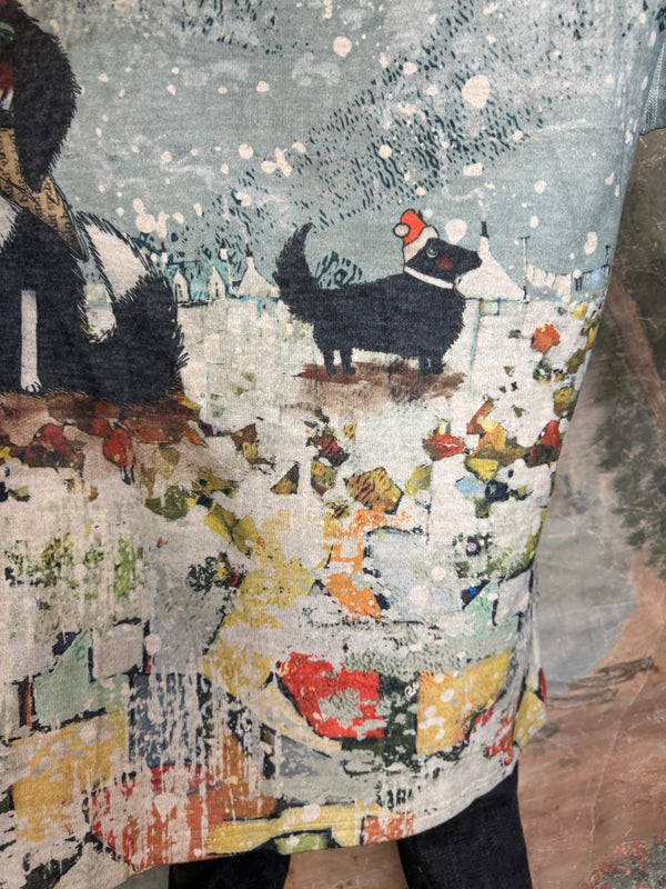 T1097 Cowlneck Dolman Slv Top-Jolly Buddy