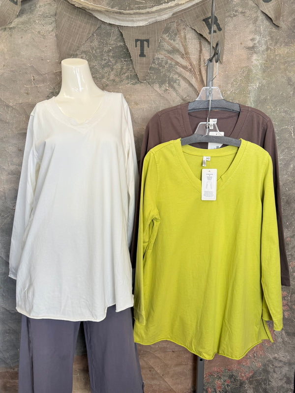 A3002150 Long Slv Tunic Tee-Laundered