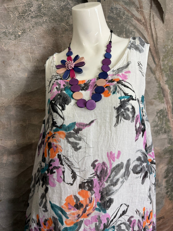 MP-MD1041 Dress W/Ruffle-OFFWHITE7