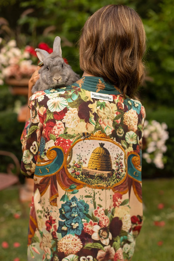 MOTS Opera Duster Kimono Robe-Stay Gold