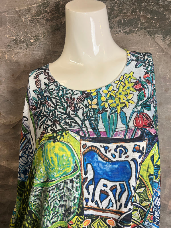 T1369K White Knit Whimsy Top-Spring Has Sprung