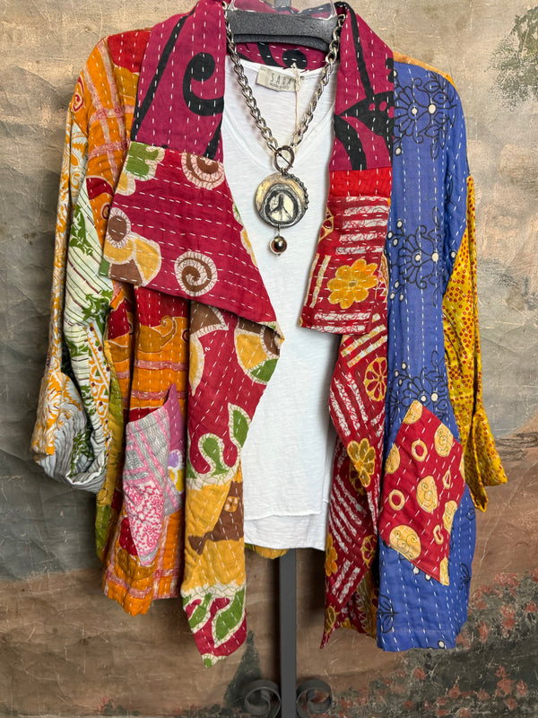 SS6148 Funky Kantha Jacket-Marley C