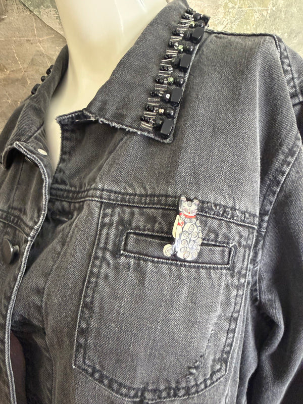 4842 Upcycled Wearable Art Jkt- The Village
