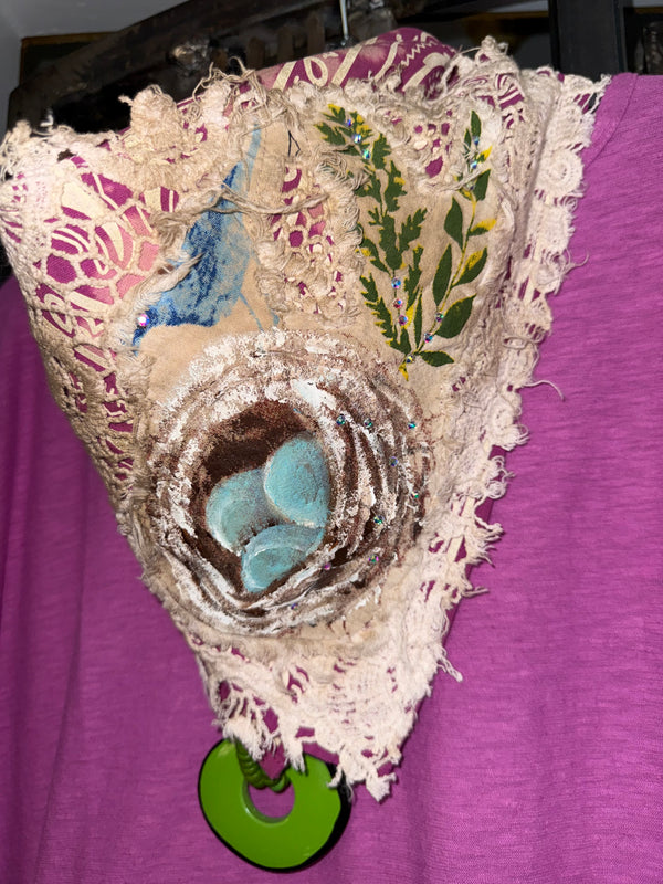 ARB Hand Painted Bandana-Magenta