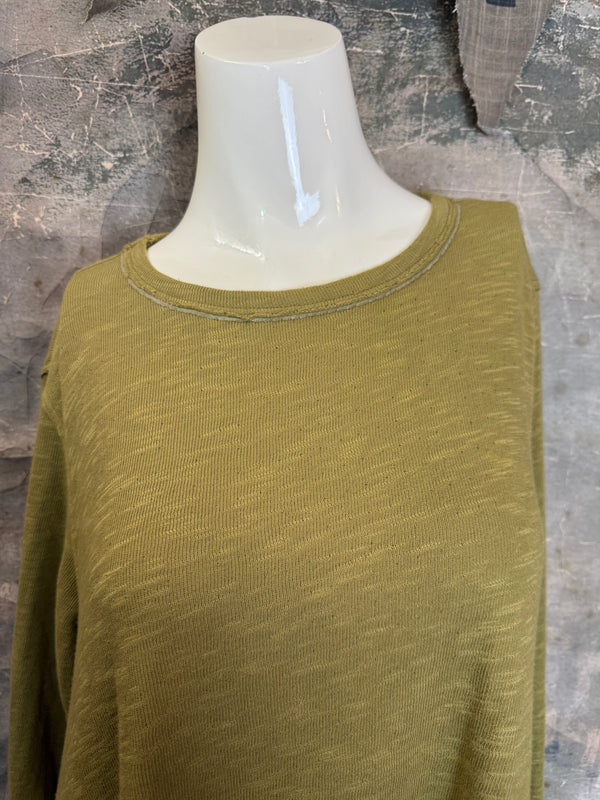 1050-88 Cotton Knit Angel Tee-TEAK